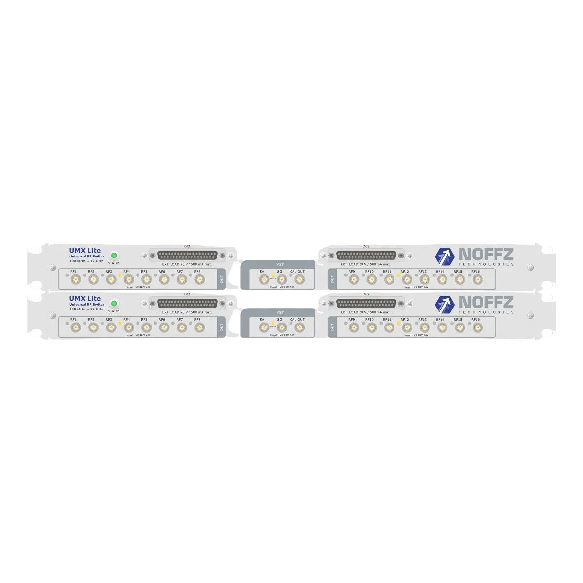 UMX front in rack